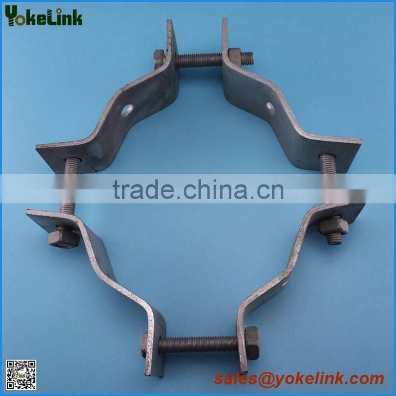 Customized OEM manufacturer hot dip galvanized adjustable pole band