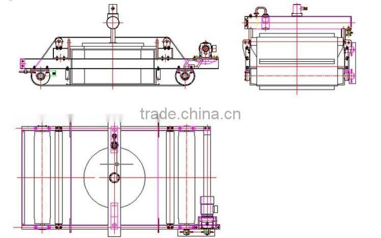 Self-Cooling Square Plate Electromagnetic Iron Separator