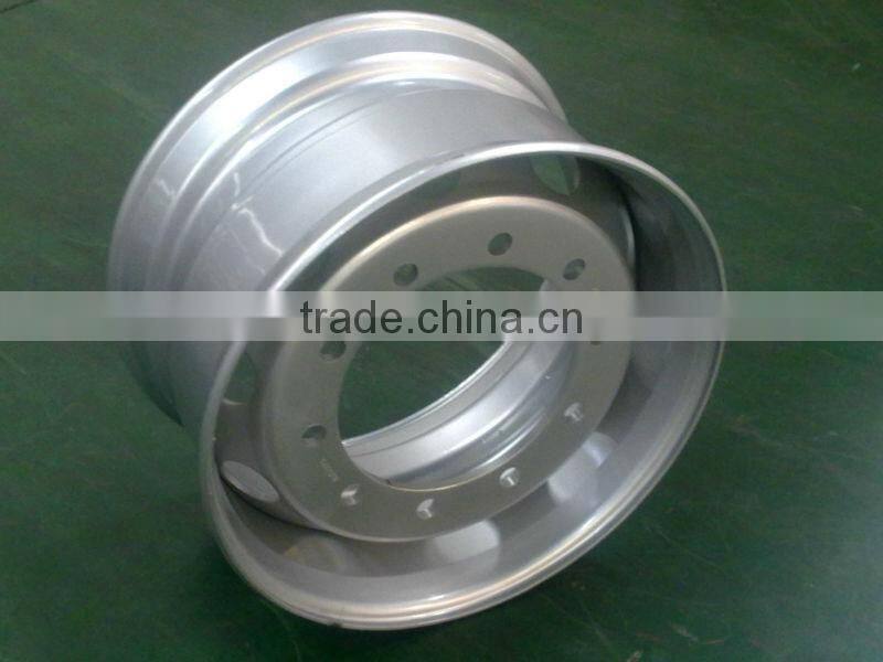 Tubeless steel truck wheel Rim 22.5x7.5