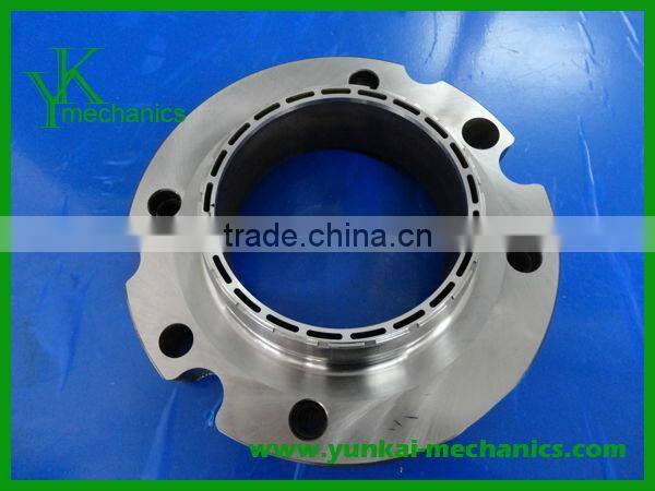 Stainless steel flange bracket, brass precision parts, precision machining center