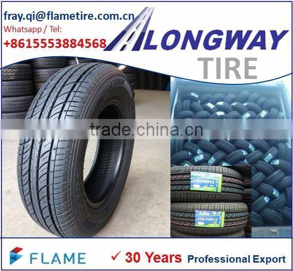 low price qualified LONGWAY tire 155/70R12, with ECE, DOT, ISO