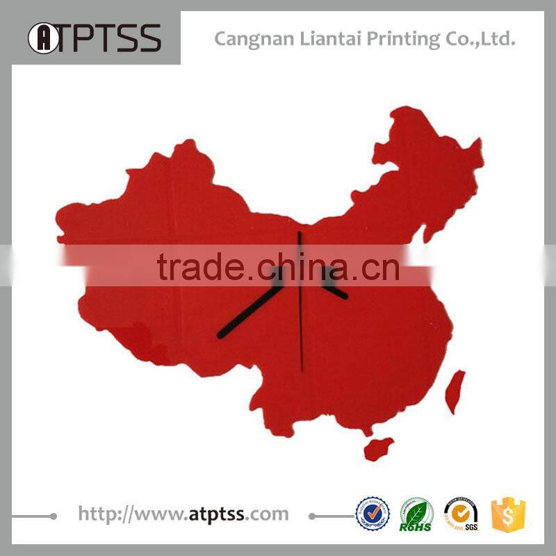 electronic China map wall clock