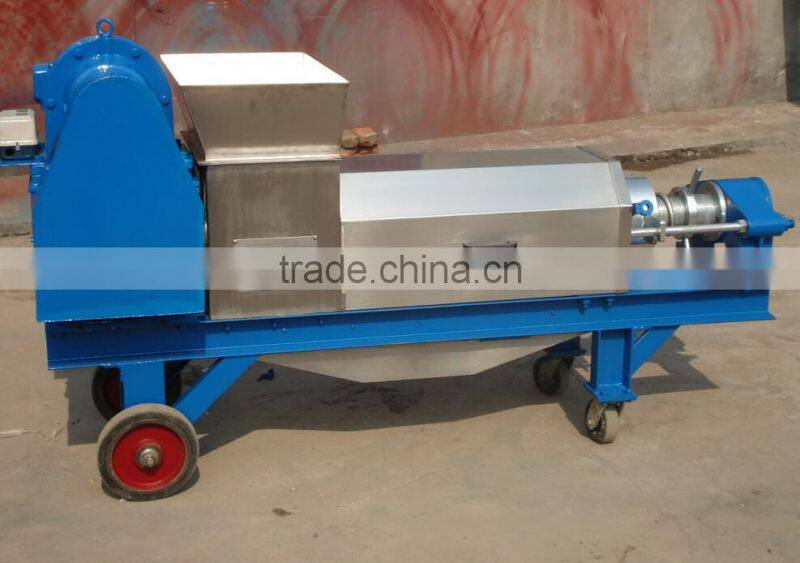 Stainless steel double screw fruit juicer machine/apple extruder for food industry use