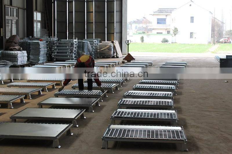 warehouse folding galvanized welded wire storage cage