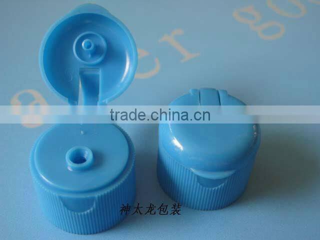 24/410 plastic flip top cap