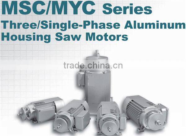 IE Standard Three Single Phase Aluminum Housing Saw Motors MSC74A2