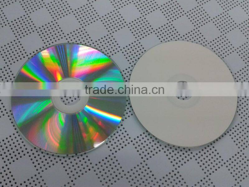 50 Pack RONC 52X CD-R 700MB 80Min White Inkjet Printable CDR