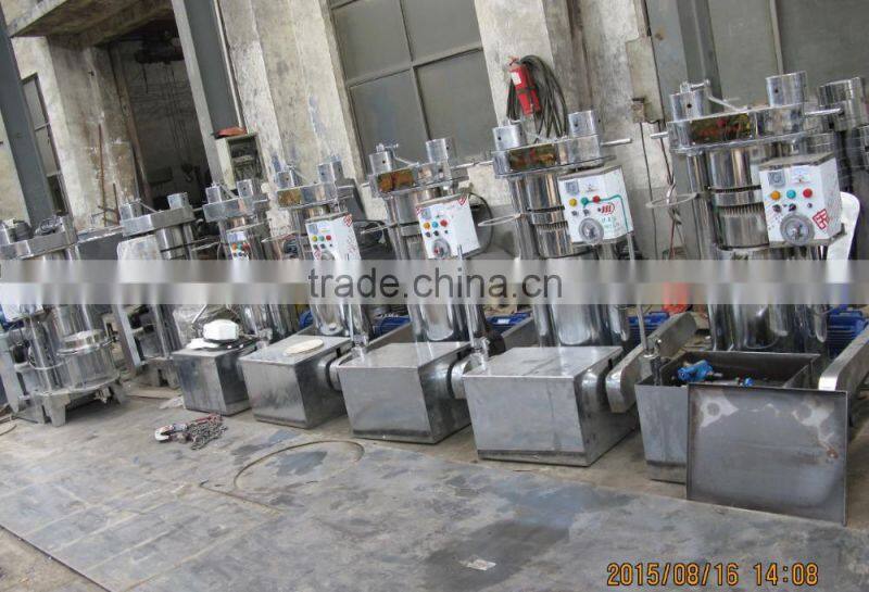 Competitive price small hydraulic pine nuts oil squeezer(0086-13613714234)