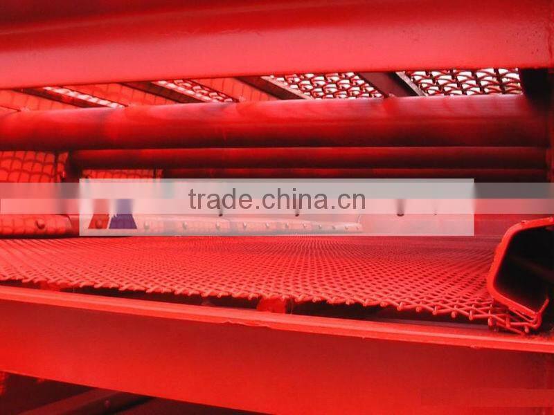 High capacity single deck vibrating screen