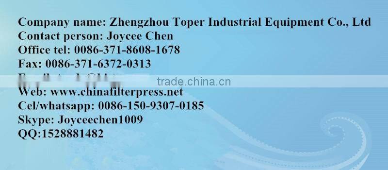 Hot sale cast iron filter press supplier, lubricant oil usage plate frame filter press