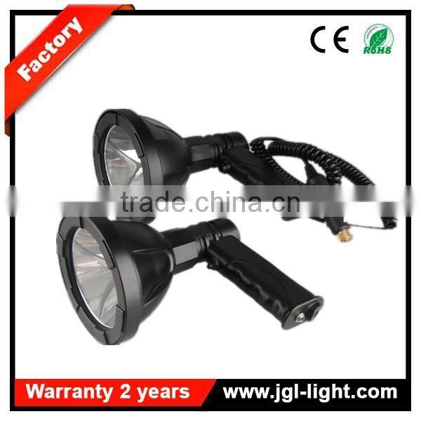 handheld spotlight hunting portable 10W T61LED-12V led super bright outdoor lighting