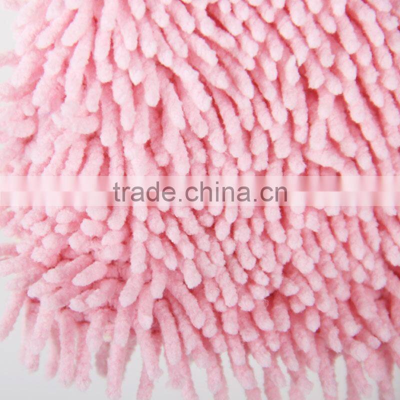 Microfiber Chenille Cleaning Glove with embroidered rabbit