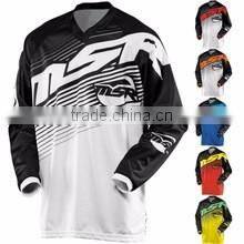 Sublimated motocross jersey with custom design
