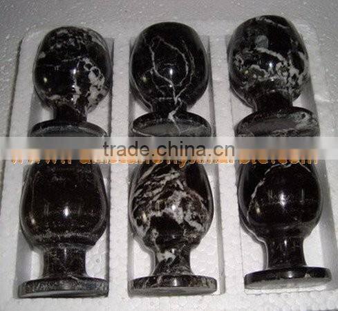 MARBLE WINE GLASSES GOBLETS