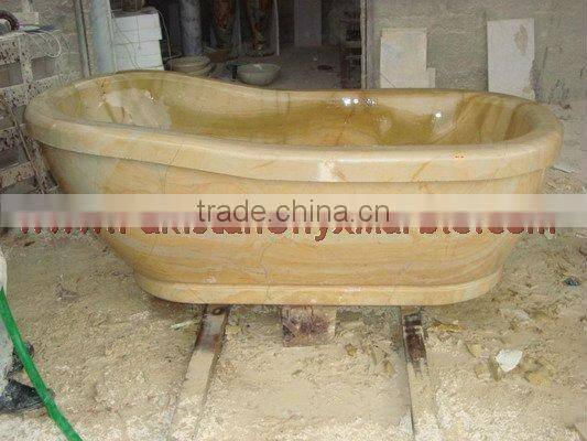 Handcarved in pure Natural Marble Stone/MARBLE BATHTUBS