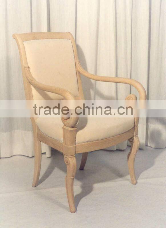 Spanish Style Hand Carved Wooden Chair