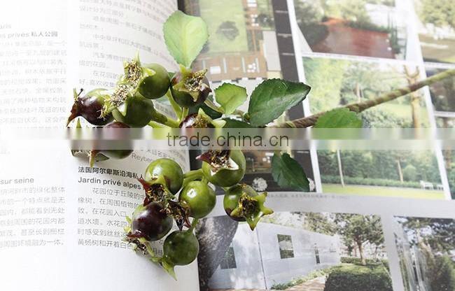 Christmas flower arranging accessories plastic little pomegranate decorative artificial flowers