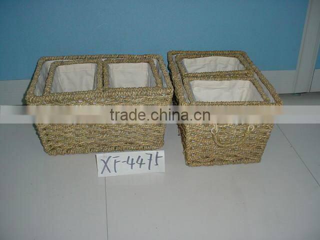 black water hyacinth basket seagrass baeket sea grass basket