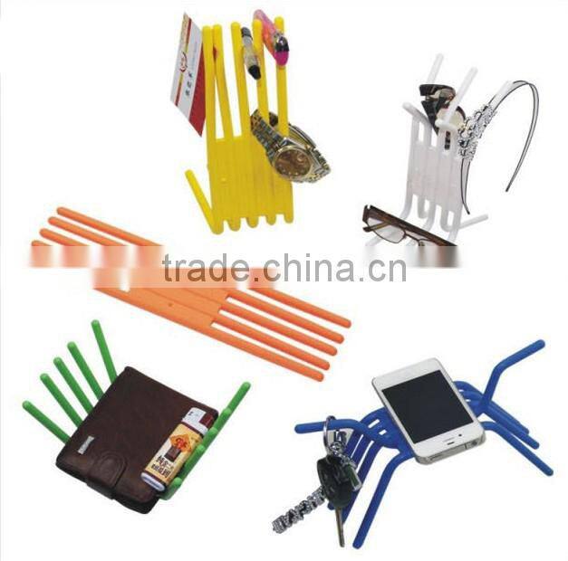 Silicone Slap Band Mobile Phone Holder for Mobile and Earphone