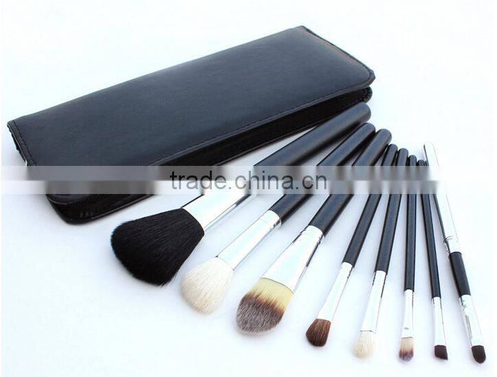 8 pcs professional popular makeup brushes cosmtic Beaty brush black set