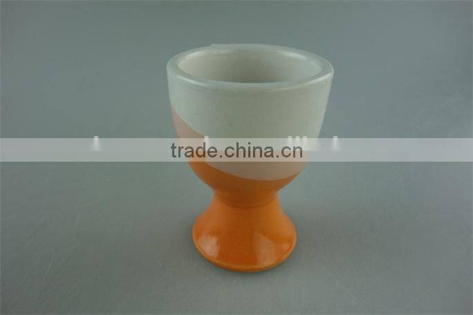 stock cheap ceramic bulk fancy design egg cup