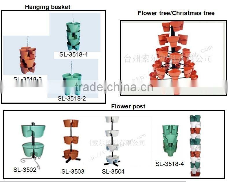 Plastic Stackable Garden Tower Containers