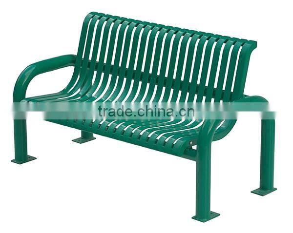 Arlau Thermoplastic Garden Bench, thermoplastic powder coating park benches