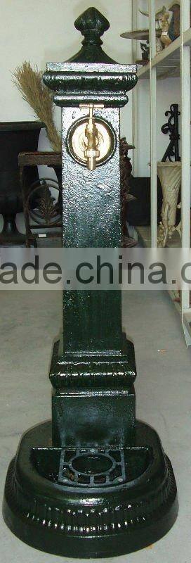 Antique cast iron wall fountain,outdoor water fountain
