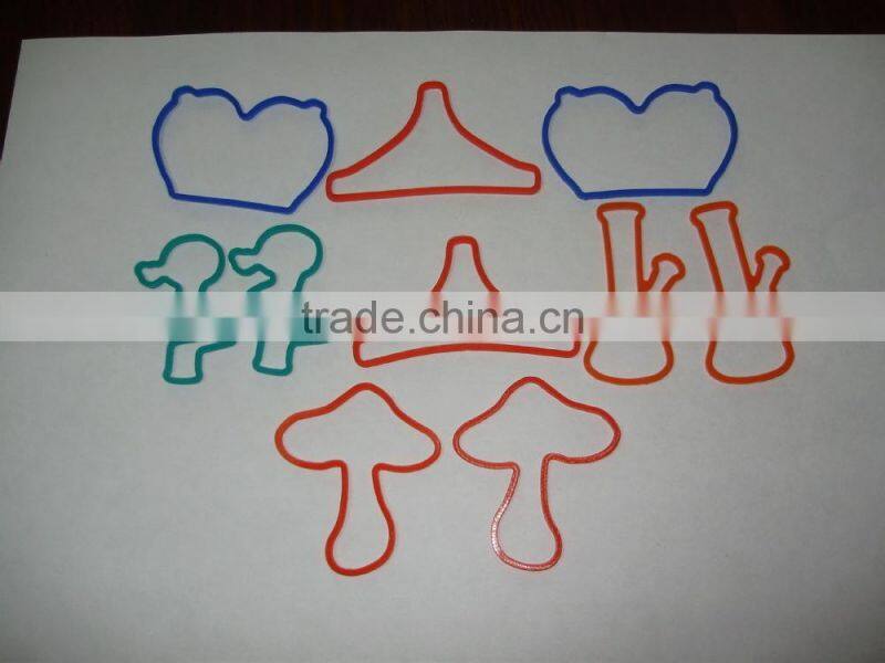 Christmas tree cartoon and For deformation silicone rubber band silicone rubber band