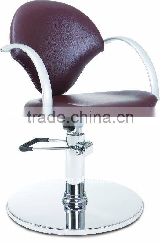 Round Base Modern Hydraulic barber chair hair cutting chairs with pedal wholesale barber supplies F-2113