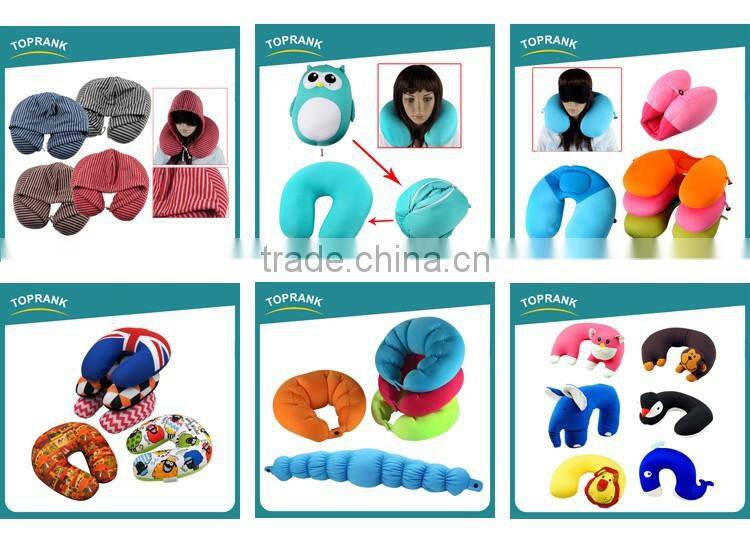 Toprank Colorful Printed Airplane And Car Neck Rest U Shape Travel Neck Microbead Pillow Travel Sleeping Neck Pillow Airplane