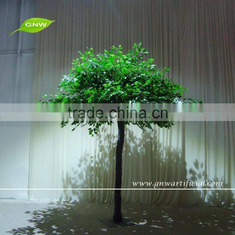 GNW BTR1603001 artificial plastic olive tree with green leaves for garden decor