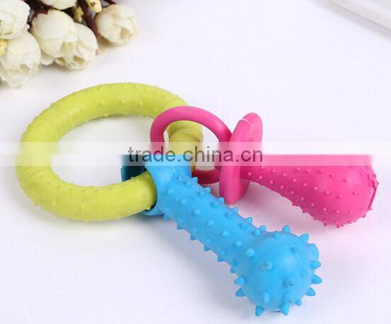 new Eco-friendly TPR fashion Chew pet toys transparent ball
