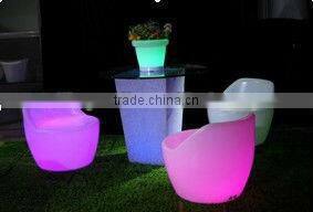 flashing glow chair with led for night club