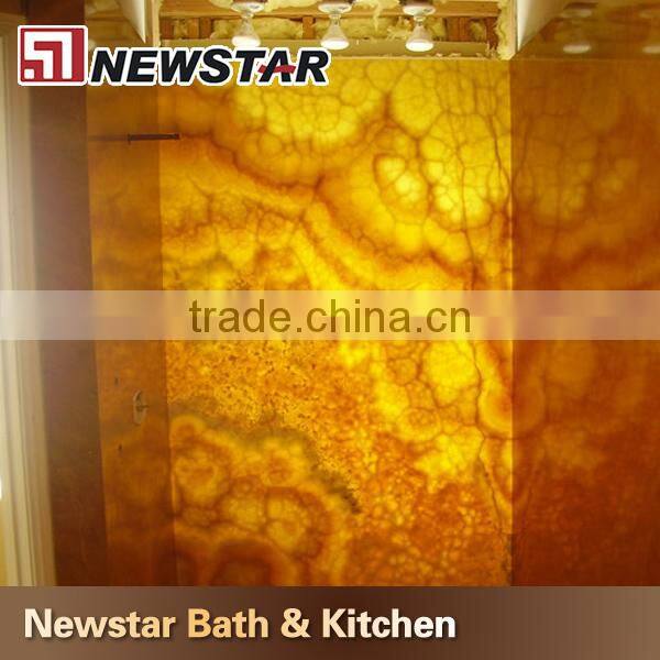 Hot sales Chinese polished onyx tub surround