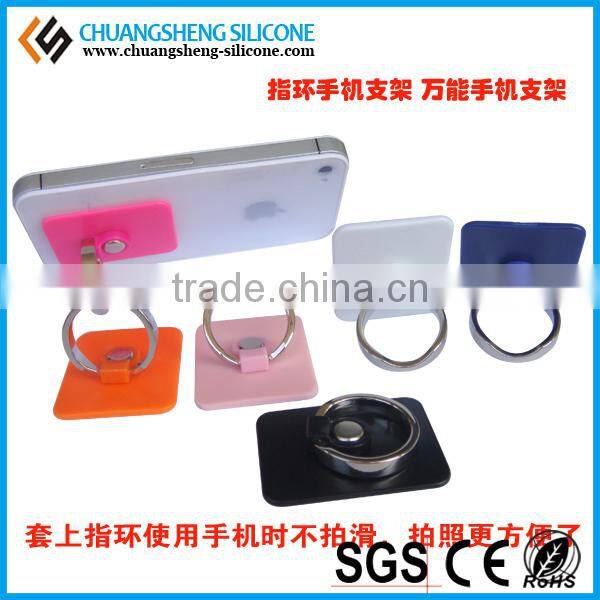 Fashion square plastic Foldable red mobile phone holder