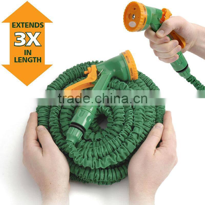 Expandable Garden Hose with Multipurpose Sprayer