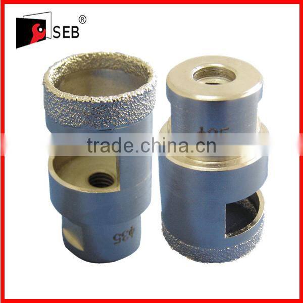 Vacuum brazed Diamond core drill bits for drilling granite