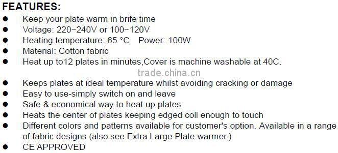 New kitchen Electric Plate Warmer with CE Certification