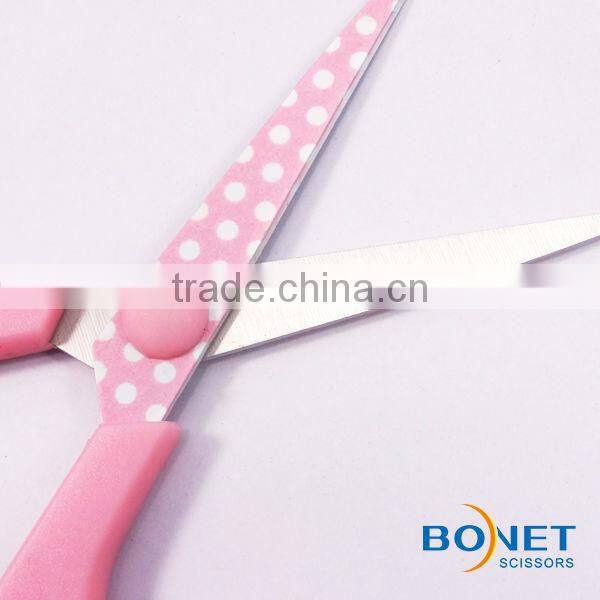 S38001HP1 5-1/4" New style Stainless Steel Heat transfer blade Household rubber stopper scissors