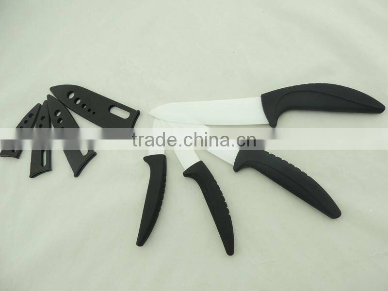Hot Selling 4 Pieces Set Household Kitchen Ceramic Knives 2017