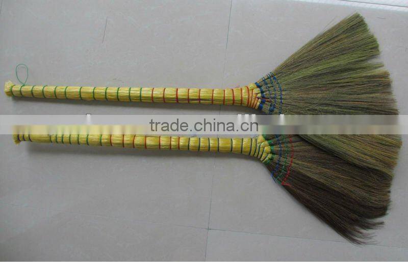 Natural sorghum grass sweeping street broom