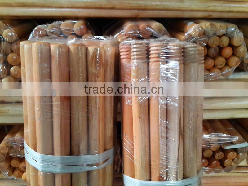 110/120/130/140/150cm*2.2/2.3/2.5/2.8cm/varnished wooden broom handle/varnished wooden broom stick(Can be customized)