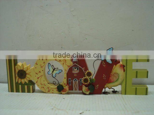 GOOD SALE Welcome Love Wooden Signs