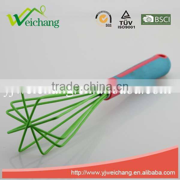 WCW063 New design funny shape Egg whisk Silicone Wire Whisk, Egg Frother, Milk & Egg Beater Blender hot sales