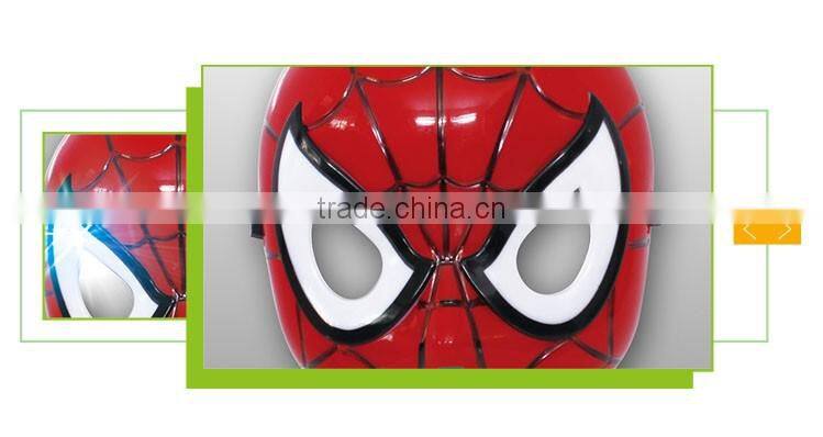 Hot sale blue led light red children cartoon face mask toy