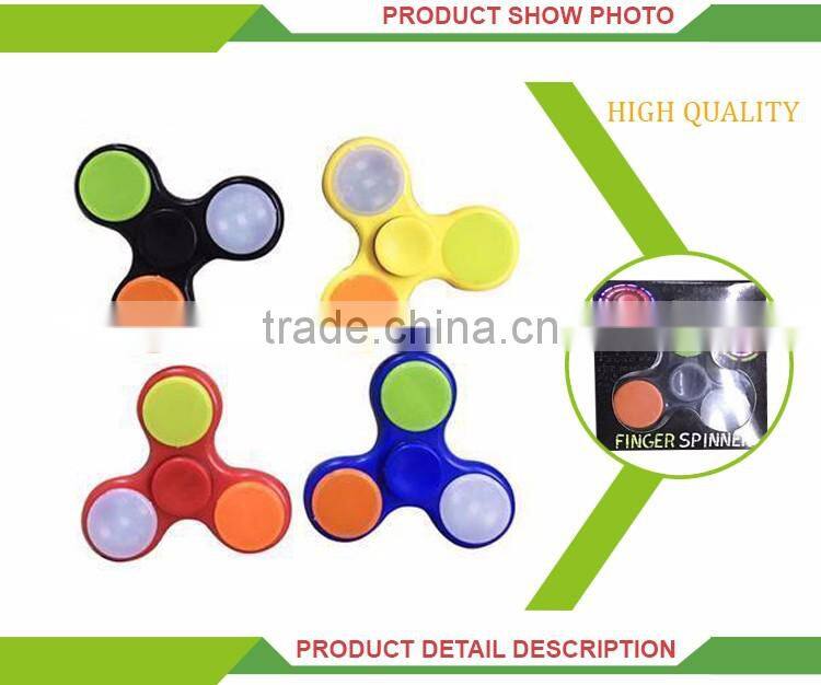 Hot sale gyroscope set hand light spinner toy