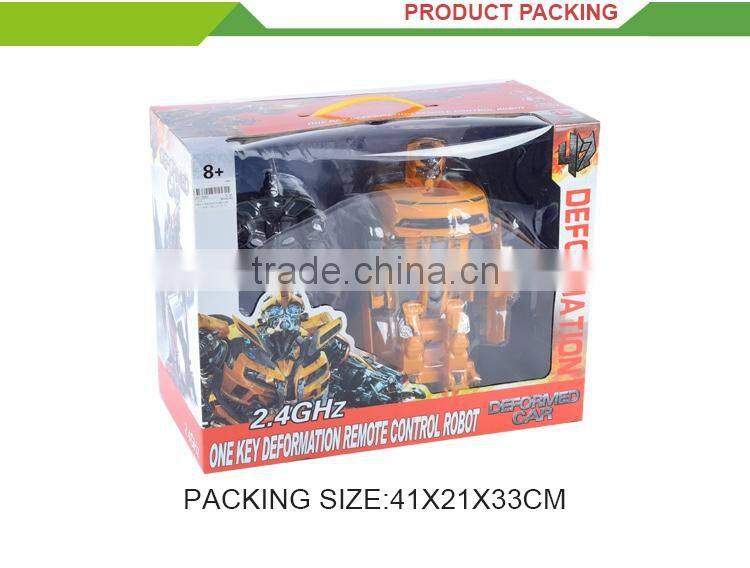 Wholesale 2.4g radio control deformation tobot transforming robot toy