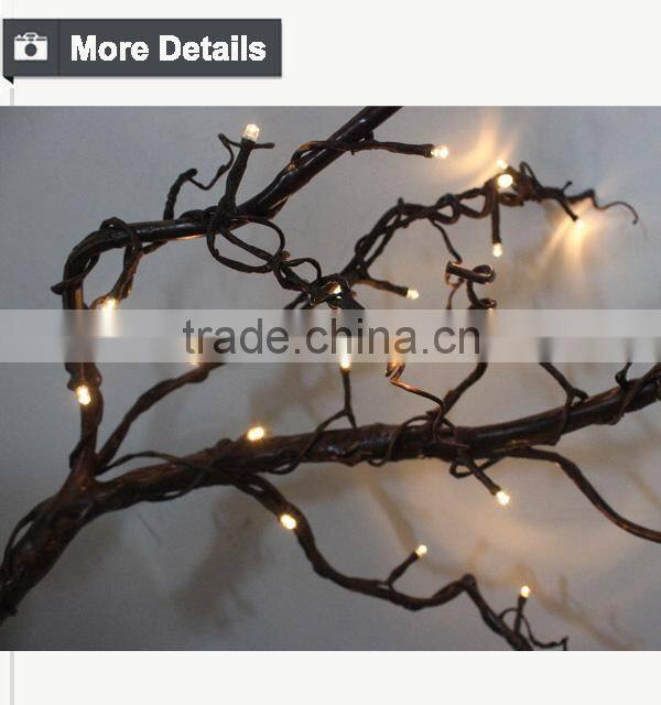Fake coral dry tree branch with led cell hanging furniture for indoor hall decoration