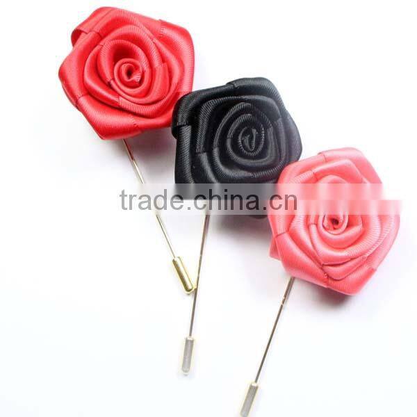 Man fashion Haberdashery flower pins with box